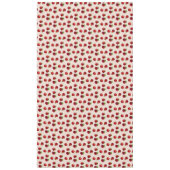 レッドアップルオンライトベージュテーブルクロス テーブルクロス (正面)