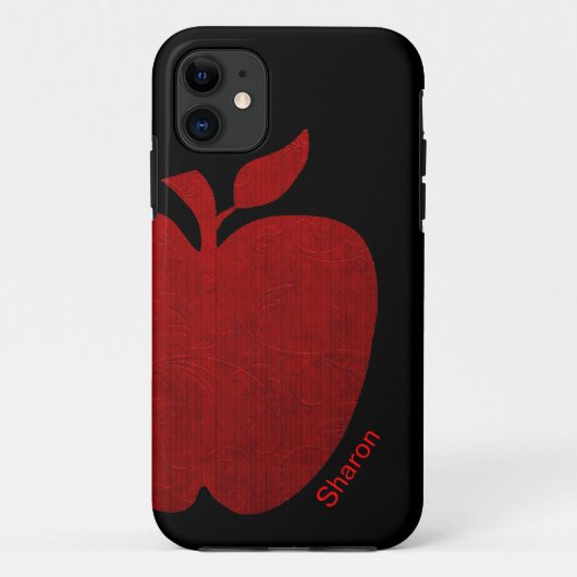 レッドアップルカスタム Case-Mate iPhoneケース (裏面)