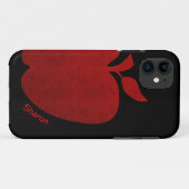 レッドアップルカスタム Case-Mate iPhoneケース (裏面(横))