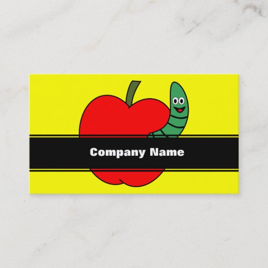 レッドアップルグリーンワーム 名刺 (正面)