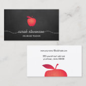 レッドアップルシャルボードグレード先生 名刺 (正面/裏面)