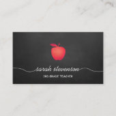 レッドアップルシャルボードグレード先生 名刺 (正面)