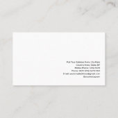 レッドアップルスケッチ専用チューター白モダン色 名刺 (裏面)