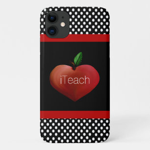 レッドアップルハート先生 iPhone 11 ケース
