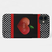 レッドアップルハート先生 Case-Mate iPhoneケース (裏面(横))