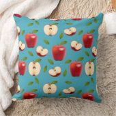 レッドアップルパターン クッション (ブランケット)