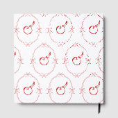 レッドアップルベビーシャワーゲストブック ゲストブック (裏面)