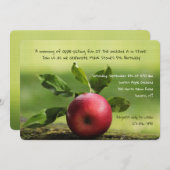 レッドアップル招待状 招待状 (正面/裏面)