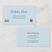 レッドアップル教育先生講師 名刺 (正面/裏面)