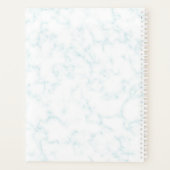 レッドアップル金ゴールド引用文スタイリッシュ大理石先生名 プランナー手帳 (裏面)