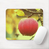 「レッドアップル」かわいい写真。買今 マウスパッド (マウス)