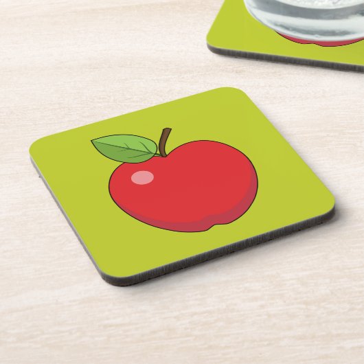 レッドアップル コースター (左側)