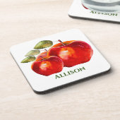 レッドアップル コースター (左側)