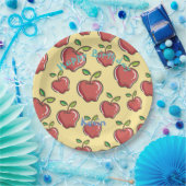 レッドアップル ペーパープレート (パーティー)