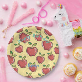 レッドアップル ペーパープレート (パーティー)