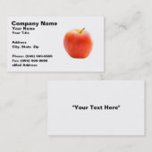 レッドアップル 名刺 (正面/裏面)