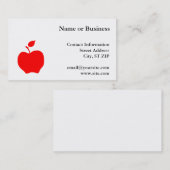 レッドアップル 名刺 (正面/裏面)