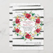 レッドアネモネス招待状 招待状 (正面/裏面)