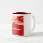 レッドアポップ・アートのートコルベット ツートーンマグカップ (正面右)