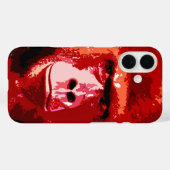 レッドアポップ・アートのートゴリラ Case-Mate iPhoneケース (裏面 (横))