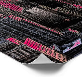 レッドアポップ・アートのートニューヨークシティポスタープリント ポスター (角)