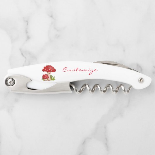 レッドアマニタマッシュルームサンダーコーブ ソムリエナイフ (正面)