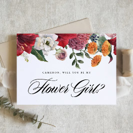 レッドアマリリスフローラが私の名誉の母 ポストカード