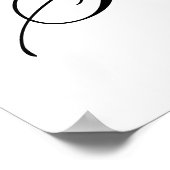 レッドアマリリスボタニカルブライダルシャワーへようこそ ポスター (角)