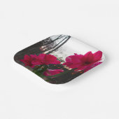 レッドアマリリス&ウィンターサンライズ ペーパープレート (傾斜あり)