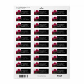 レッドアマリリス&ウィンターサンライズ ラベル (フルシート)