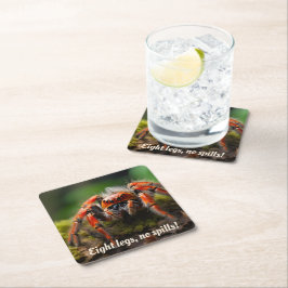 🕷️レッドアラシュニドマーベル スクエアペーパーコースター