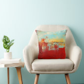 レッドアラスカン抽象芸術 クッション (椅子)