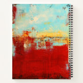 レッドアラスカン抽象芸術 ノートブック (裏面)