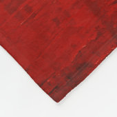 レッドアラスカン抽象芸術 フリースブランケット (角)