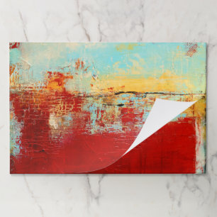 レッドアラスカン抽象芸術 ペーパーパッド