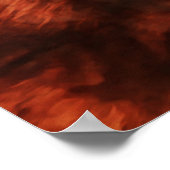 レッドアンガスカウトデイジーID写真アートプリント ポスター (角)