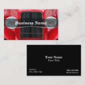 レッドアンティーク車 名刺 (正面/裏面)