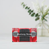 レッドアンティーク車 名刺 (スタンド正面)