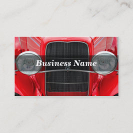 レッドアンティーク車 名刺