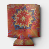 レッドアンドゴールデンマンダラカスタムクーラーボックス 缶クーラー (裏面)