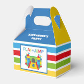 レッドアンドブルーバウンスハウス フェイバーボックス (正面サイド)