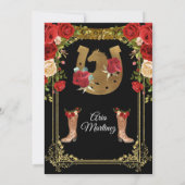 レッドアンドレッドローズプリンセスキンセアニェラ 招待状 (裏面)