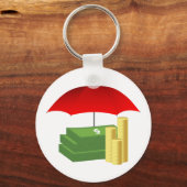 レッドアンブレラによる金融セキュリティ保護 キーホルダー (正面)