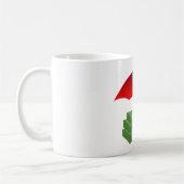 レッドアンブレラによる金融セキュリティ保護 コーヒーマグカップ (左)