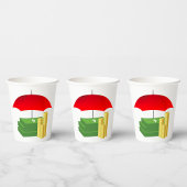 レッドアンブレラによる金融セキュリティ保護 紙コップ