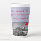 レッドアンブレラ使徒2:19ラテマグカップ カフェラテマグ (正面)