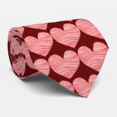 レッドアートハートオンヴィヴィヴィッドタイ ネクタイ (ロール)