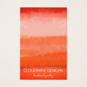 レッドア絵を描ーリングネックレスジュエリー表示カード (正面)