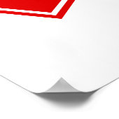 レッドイエローオレンジホワイトナースEMSスターオブライフ ポスター (角)