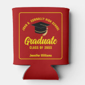 レッドイエローカスタム卒業パーティー 缶クーラー (裏面)